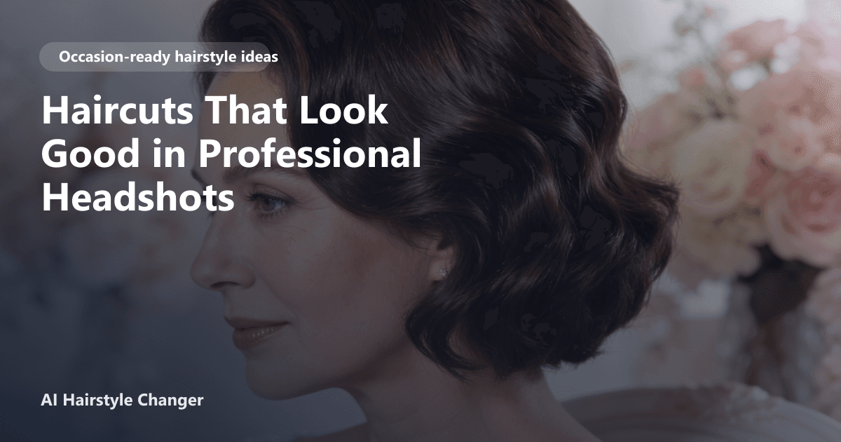 A confident older Black woman with a softly layered bob and side-swept fringe, styled for a formal occasion, smiling in natural light.