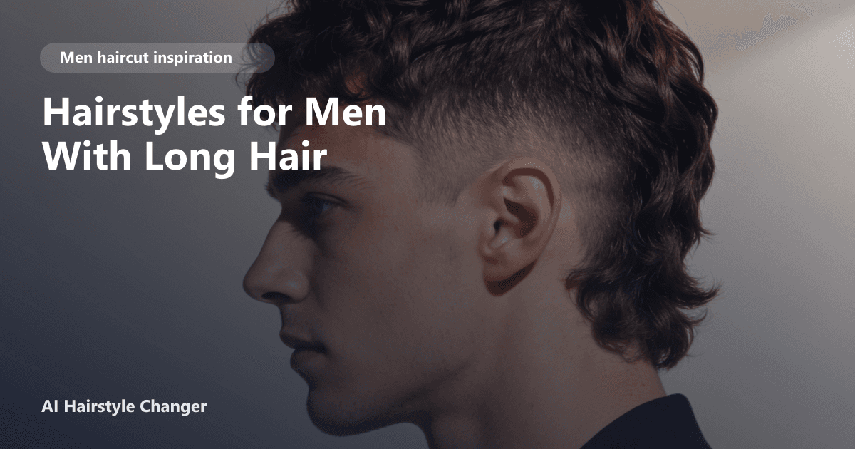 Man with long hair in a bun showing hairstyle options for men with long hair