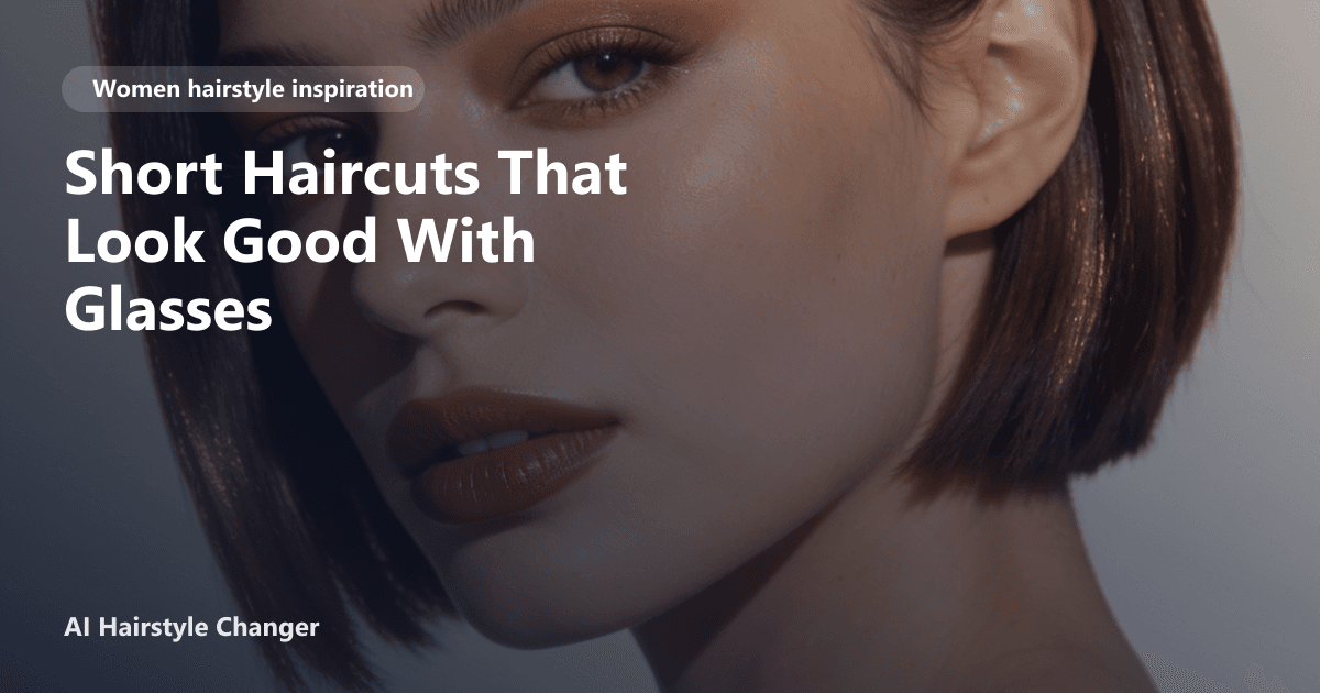 Woman with textured pixie cut and stylish glasses, smiling in natural light, showcasing how short hair complements eyewear