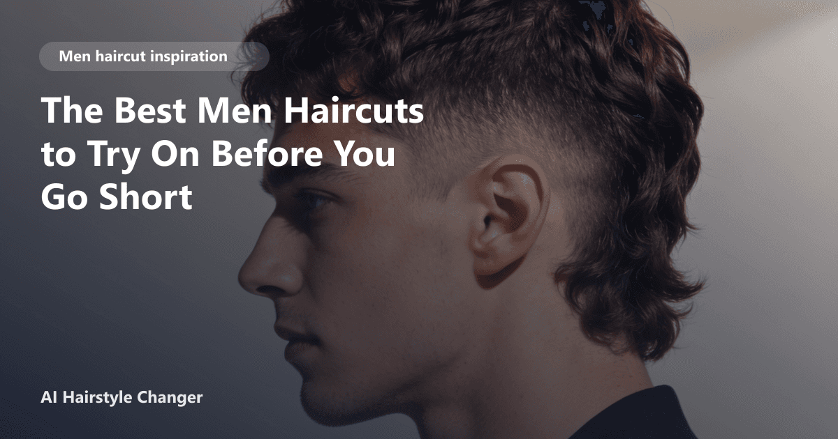 Close-up of a man with a modern low fade haircut and textured top, overlaid with the page title in bold sans-serif font.