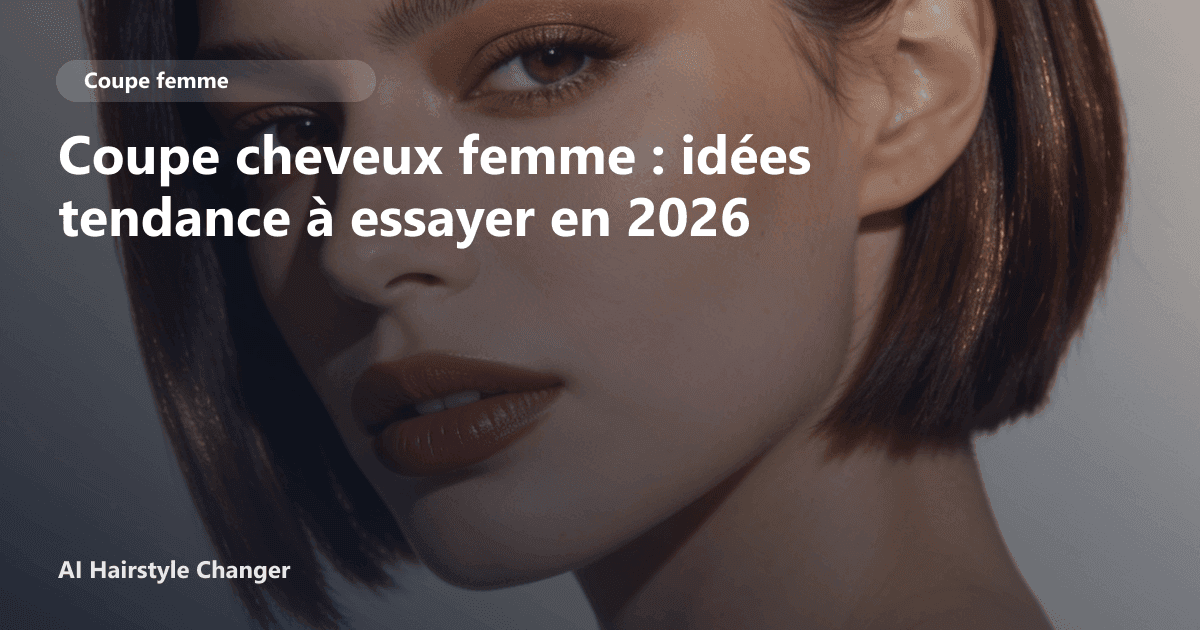 Coupe de cheveux femme tendance 2026 avec texture naturelle et éclat