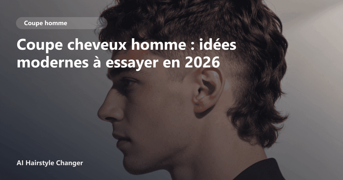 Coupe moderne homme visage rond avec volume et texture