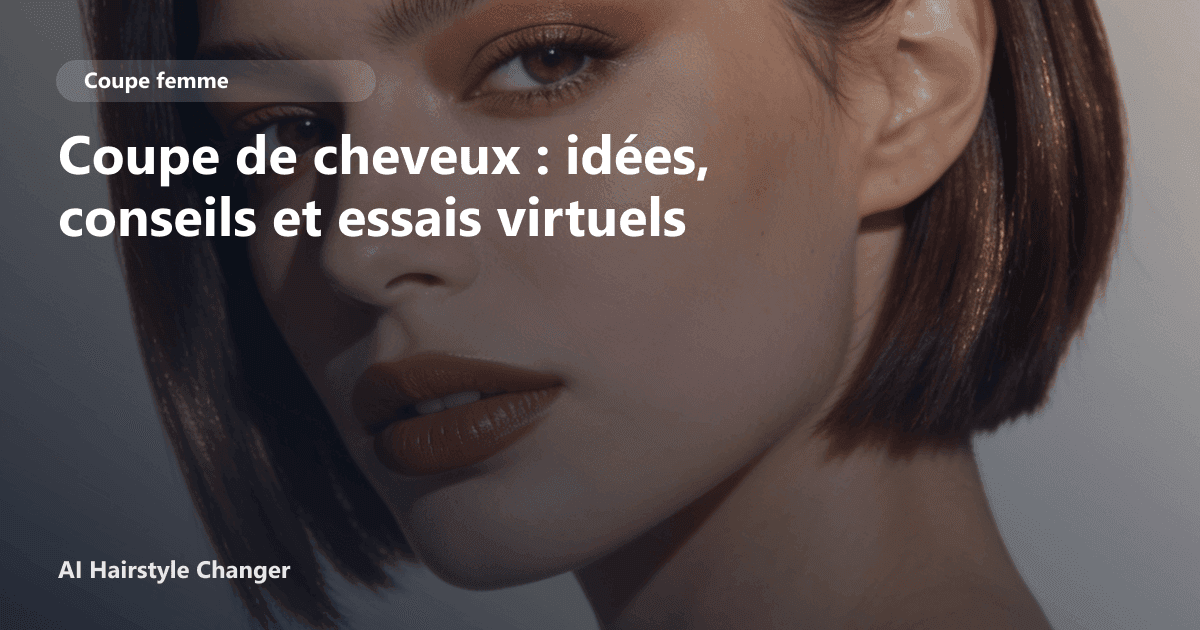 Simulation de coupe de cheveux personnalisée pour un visage ovale avec texture ondulée